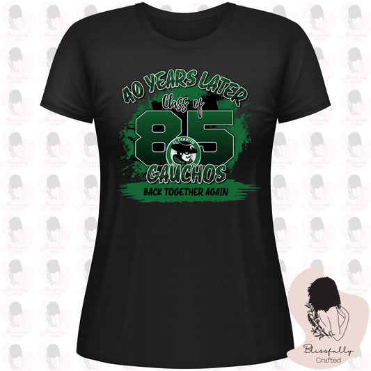 El Cerrito High School 40th Reunion Adult T-Shirt Ladies