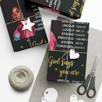 God Says You Are Gift Wrap