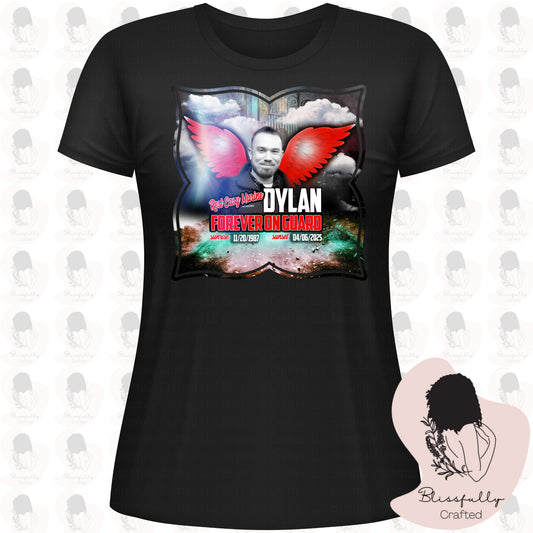 Dylan Forever On Guard Adult T-Shirt Ladies
