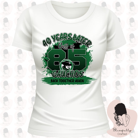 El Cerrito High School 40th Reunion Adult T-Shirt Ladies