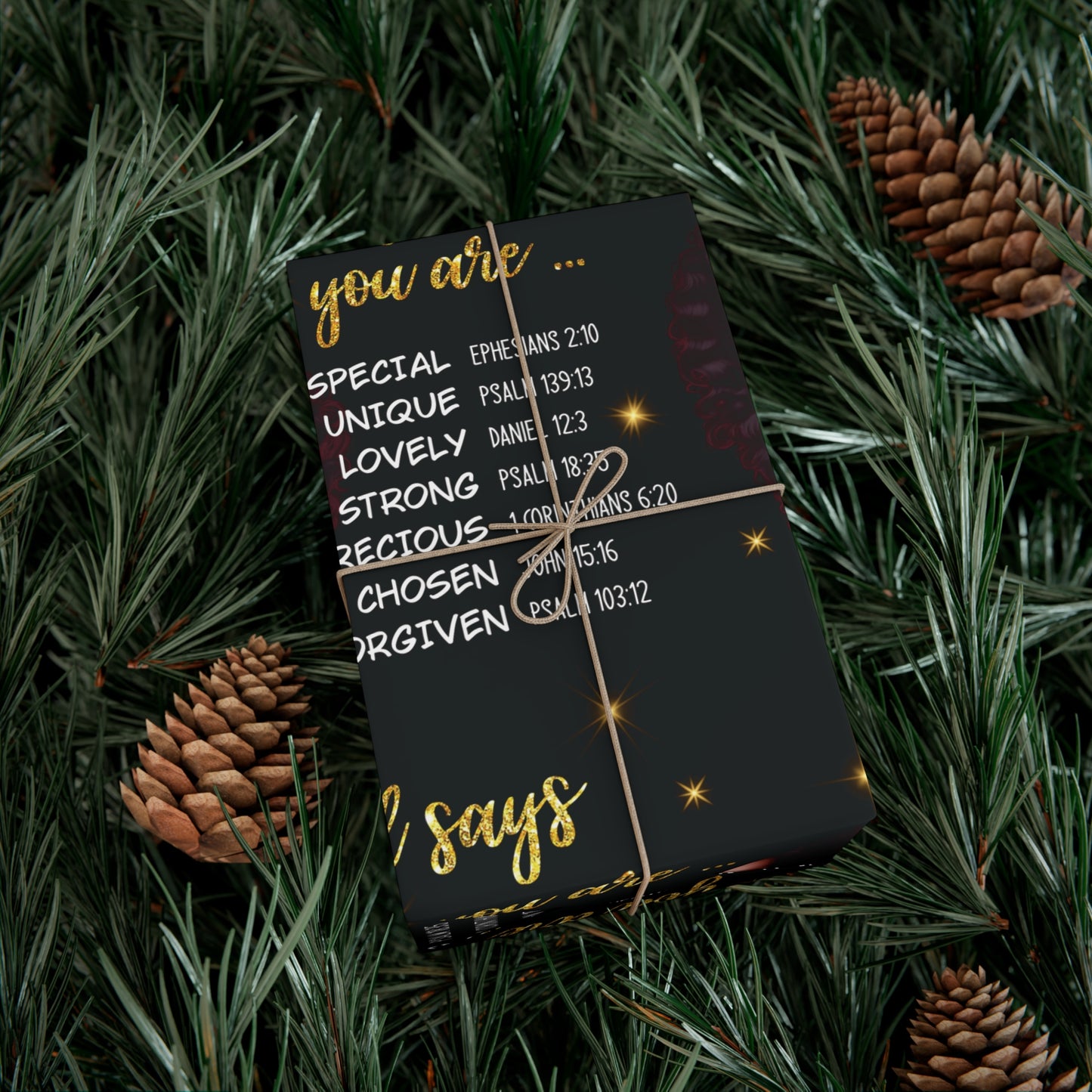 God Says You Are Gift Wrap