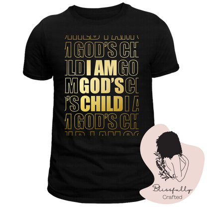 I Am God's Child Adult T-Shirt Unisex
