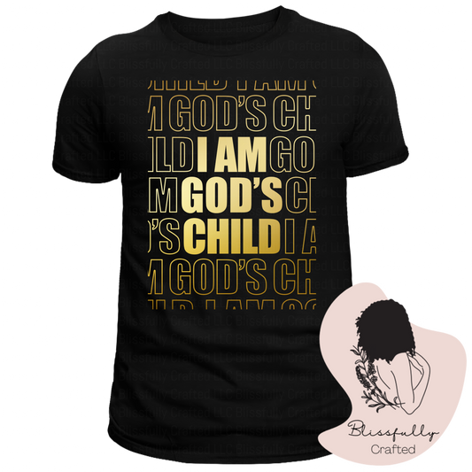 I Am God's Child Adult T-Shirt Unisex