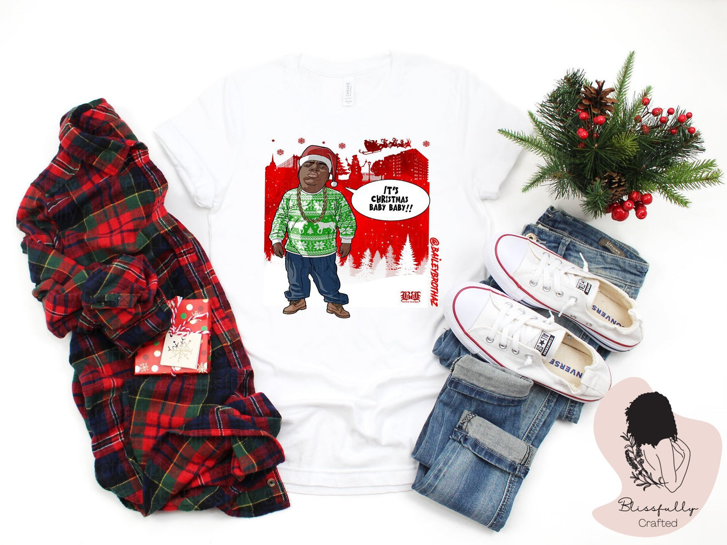 It's Christmas Baby Baby (Adult Unisex Small-2XL)