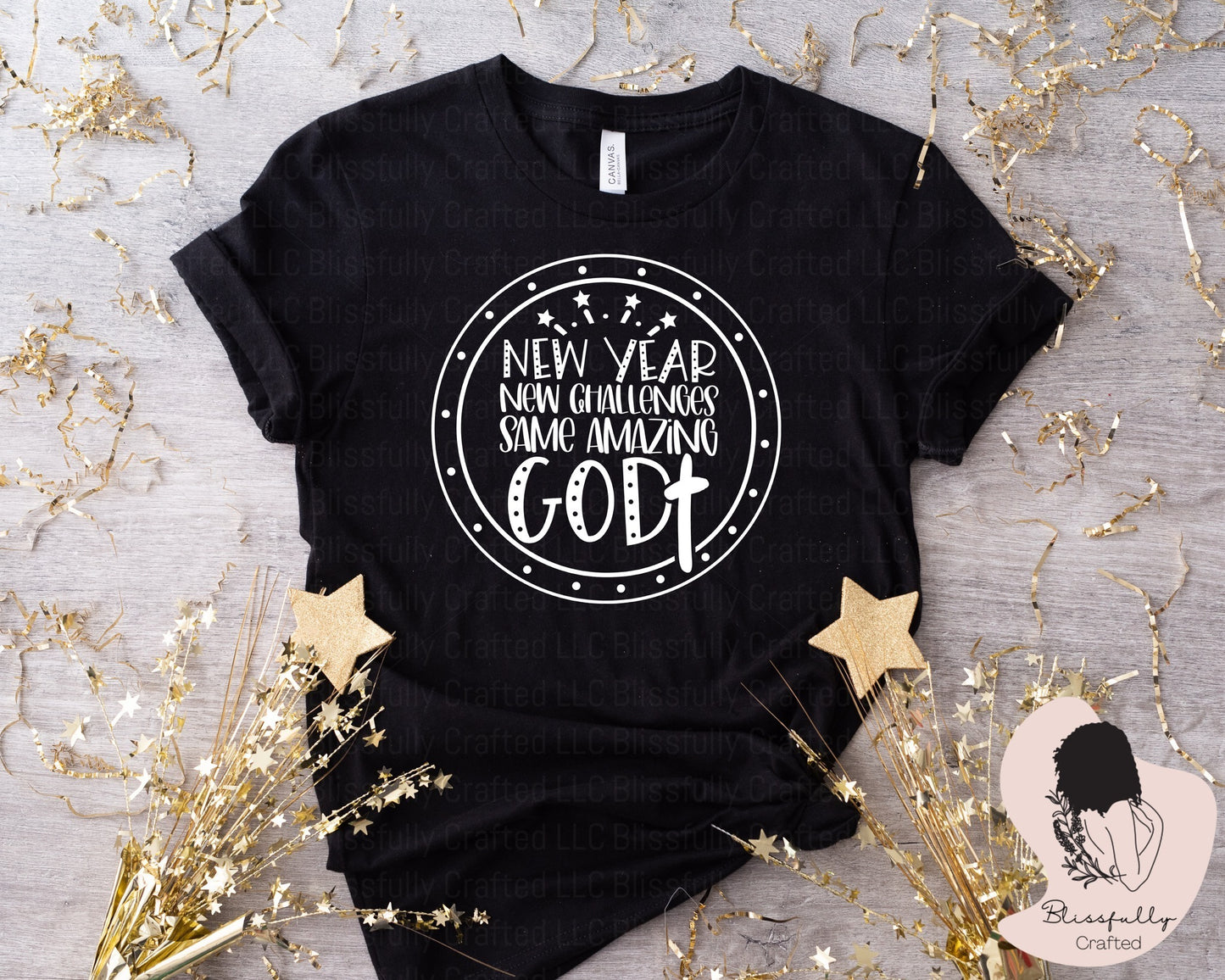 New Year Same God White (Adult Unisex Small-2XL)