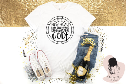 New Year Same God Black (Adult Unisex Small-2XL)