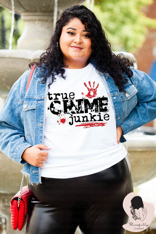True Crime Junkie (Adult Unisex Small-2XL)